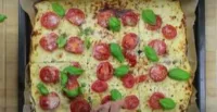 keto pizza aus Blumenkohl