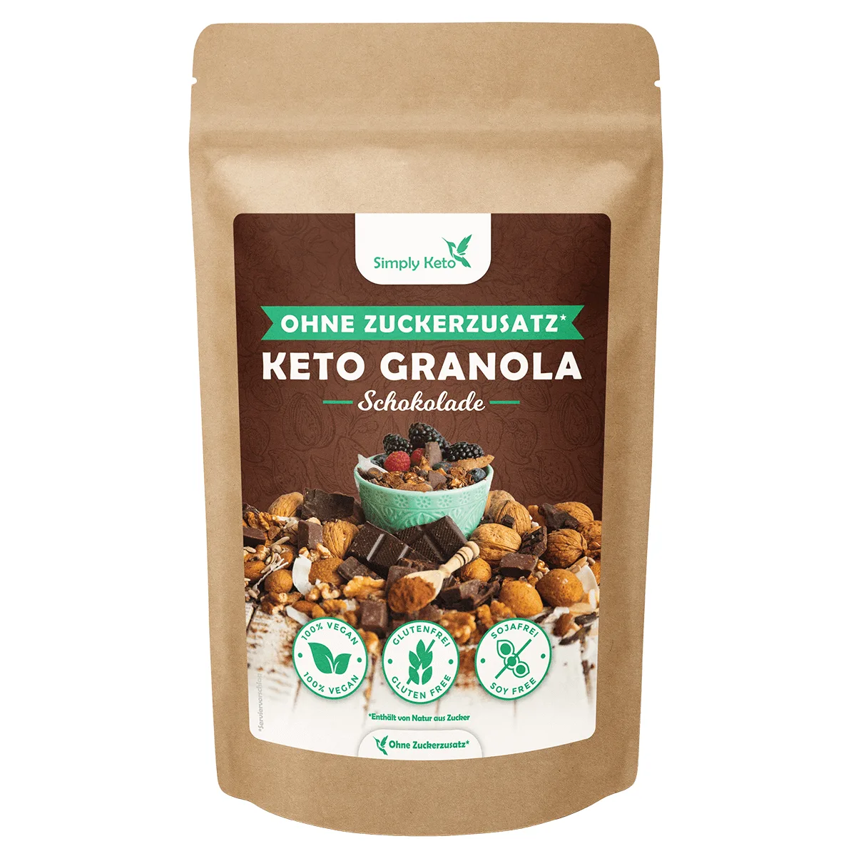 Keto Granola Schokolade -Simplyketo Keto Granola Schokolade -Simplyketo