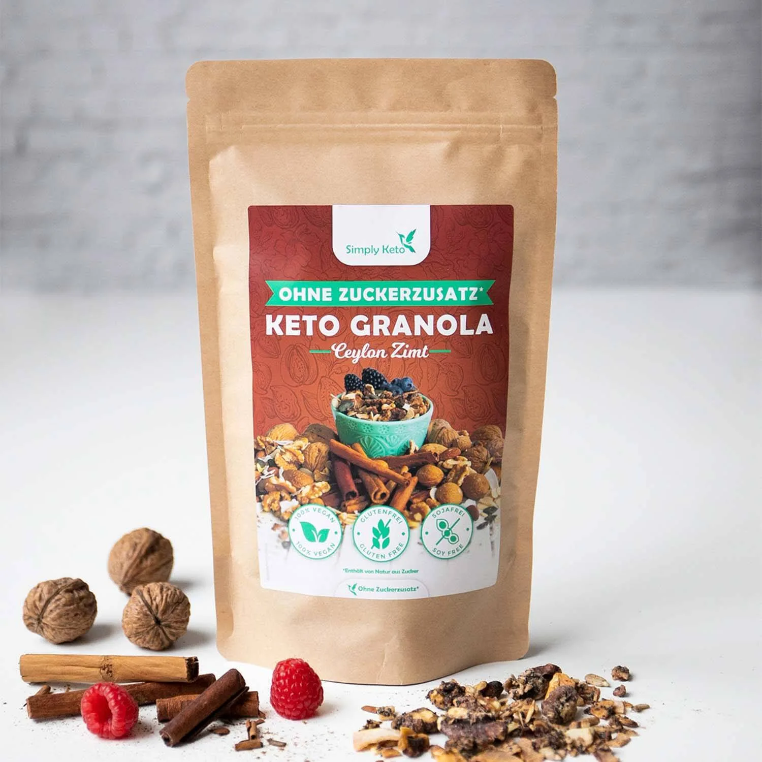 Zimt Keto granola Keto Granola - Simply keto