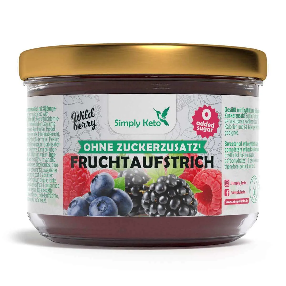 Waldbeer fruchtaufstrich -Simply keto Waldbeer fruchtaufstrich -Simply keto