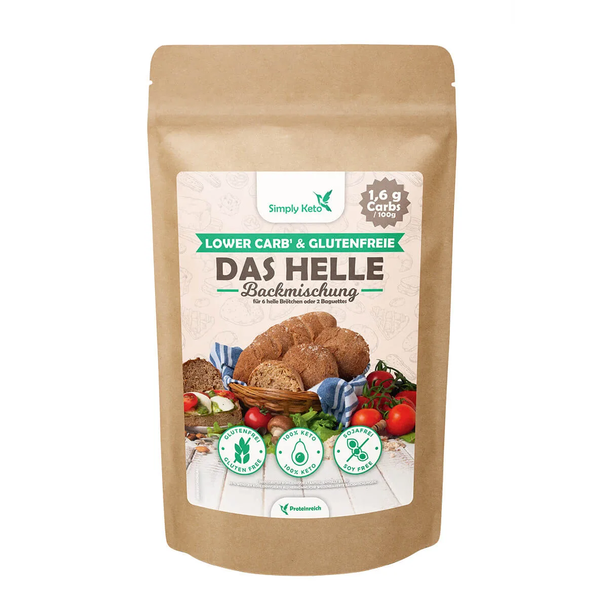 Die Helle ketobrot mischung Die Helle Backmischung-Simply keto
