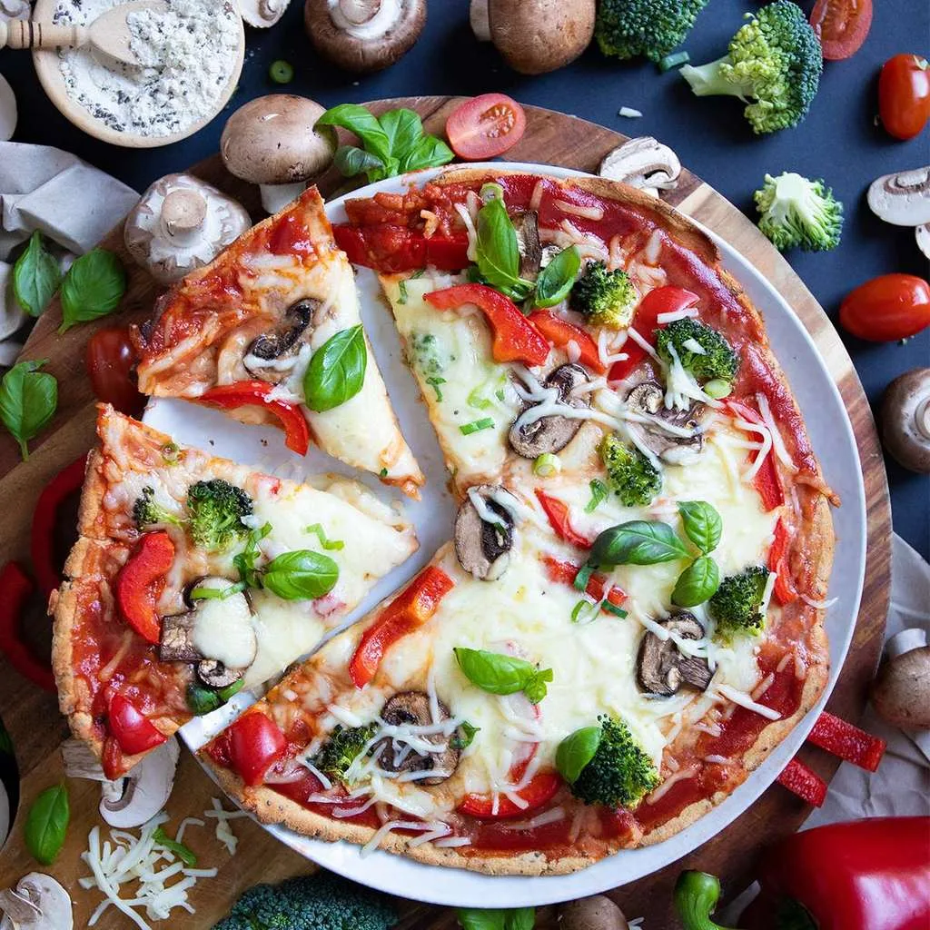 Low carb pizza back mischung Keto pizza von Simplyketo