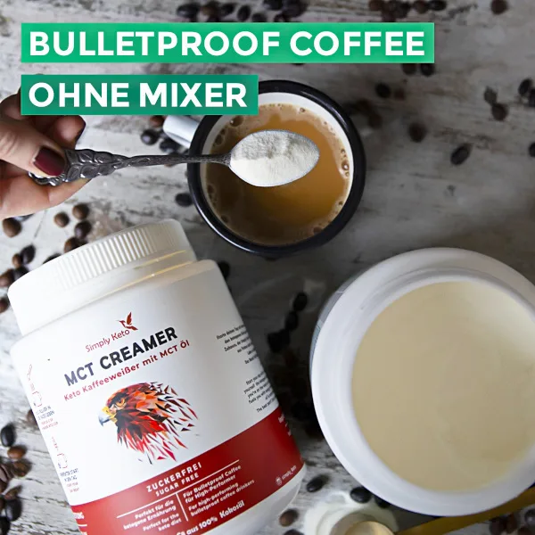 bulletproof coffee simplyketo MCT Creamer von Simplyketo
