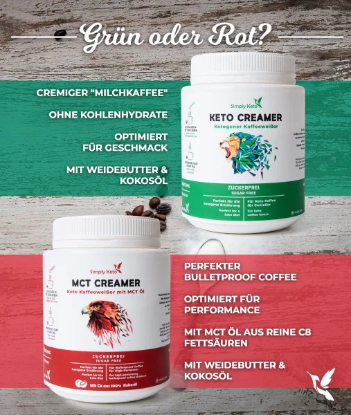 keto MCT creamer vs Keto creamer MCT Creamer von SimpyKeto