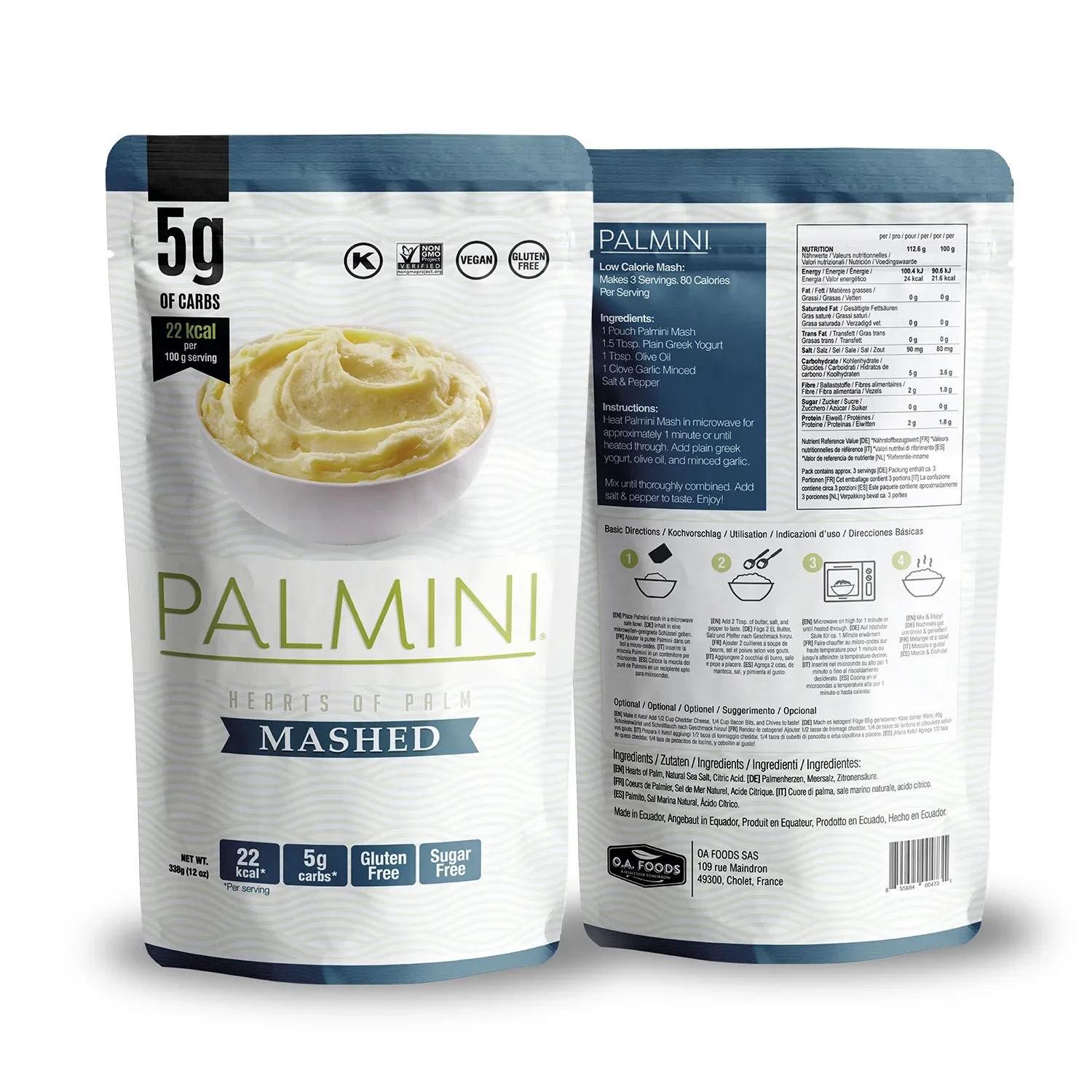 Palmini mashed