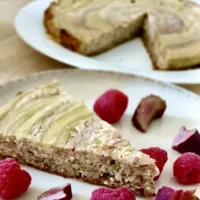 Low Carb Rhabarber Kuchen