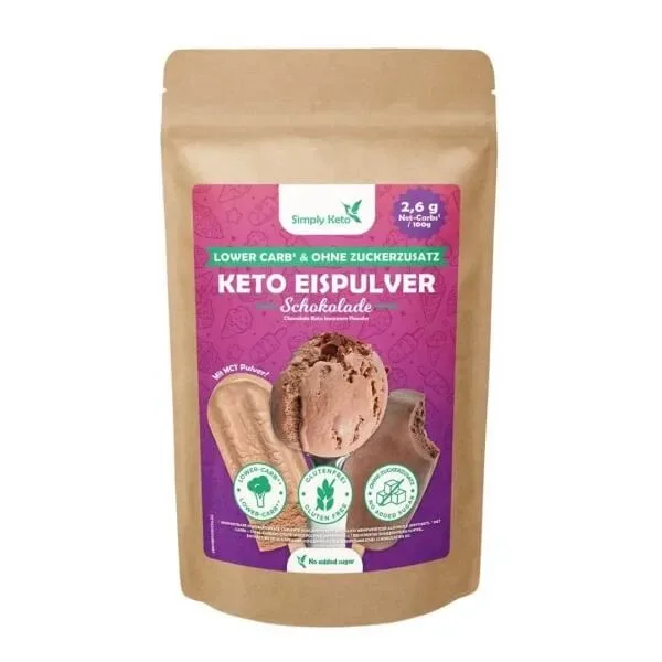 Keto Eispulver -Schokolade