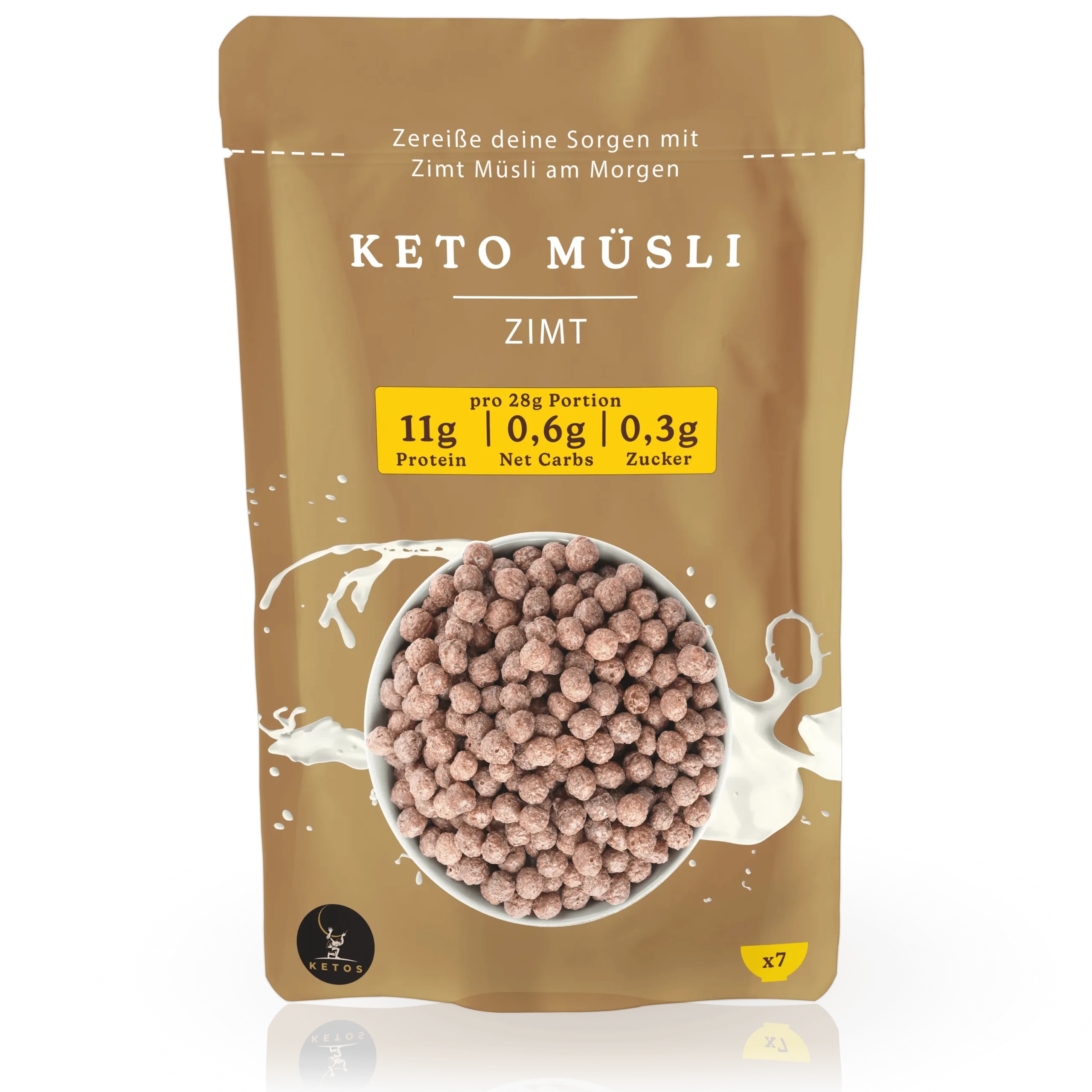 Keto-Musli-Zimt Keto-Musli-Zimt