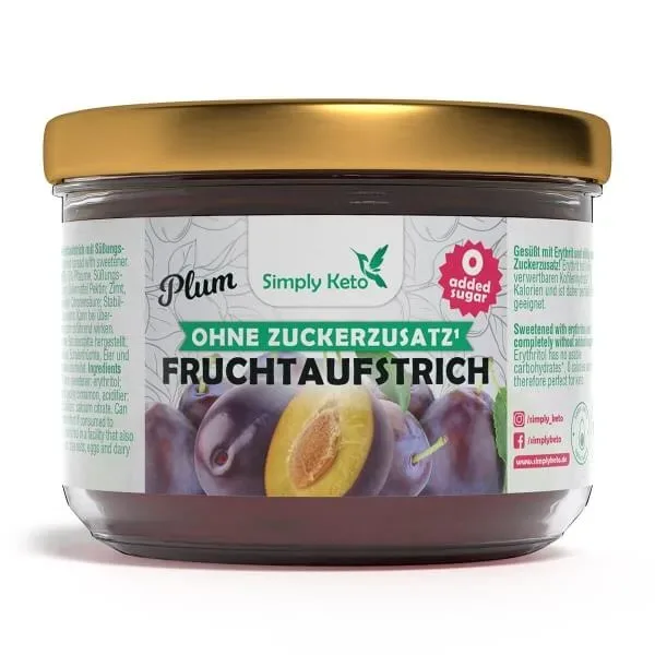 fruchtaufstrich - plum Keto fruchtaufstrich - plum & Zimt