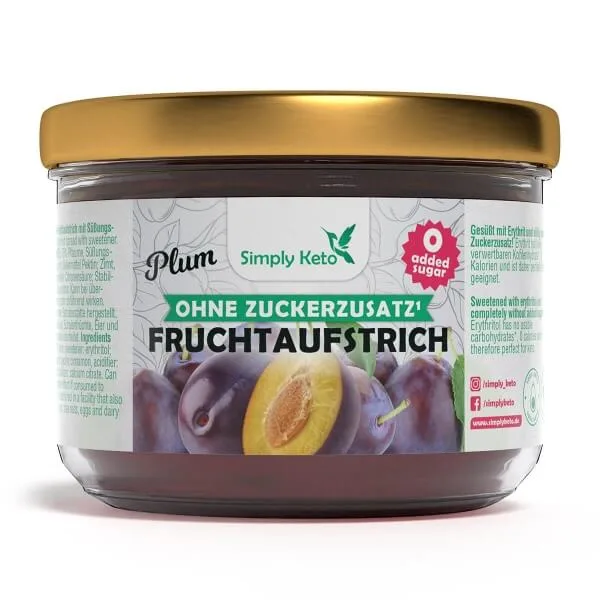 fruchtaufstrich - plum Keto fruchtaufstrich - plum & Zimt