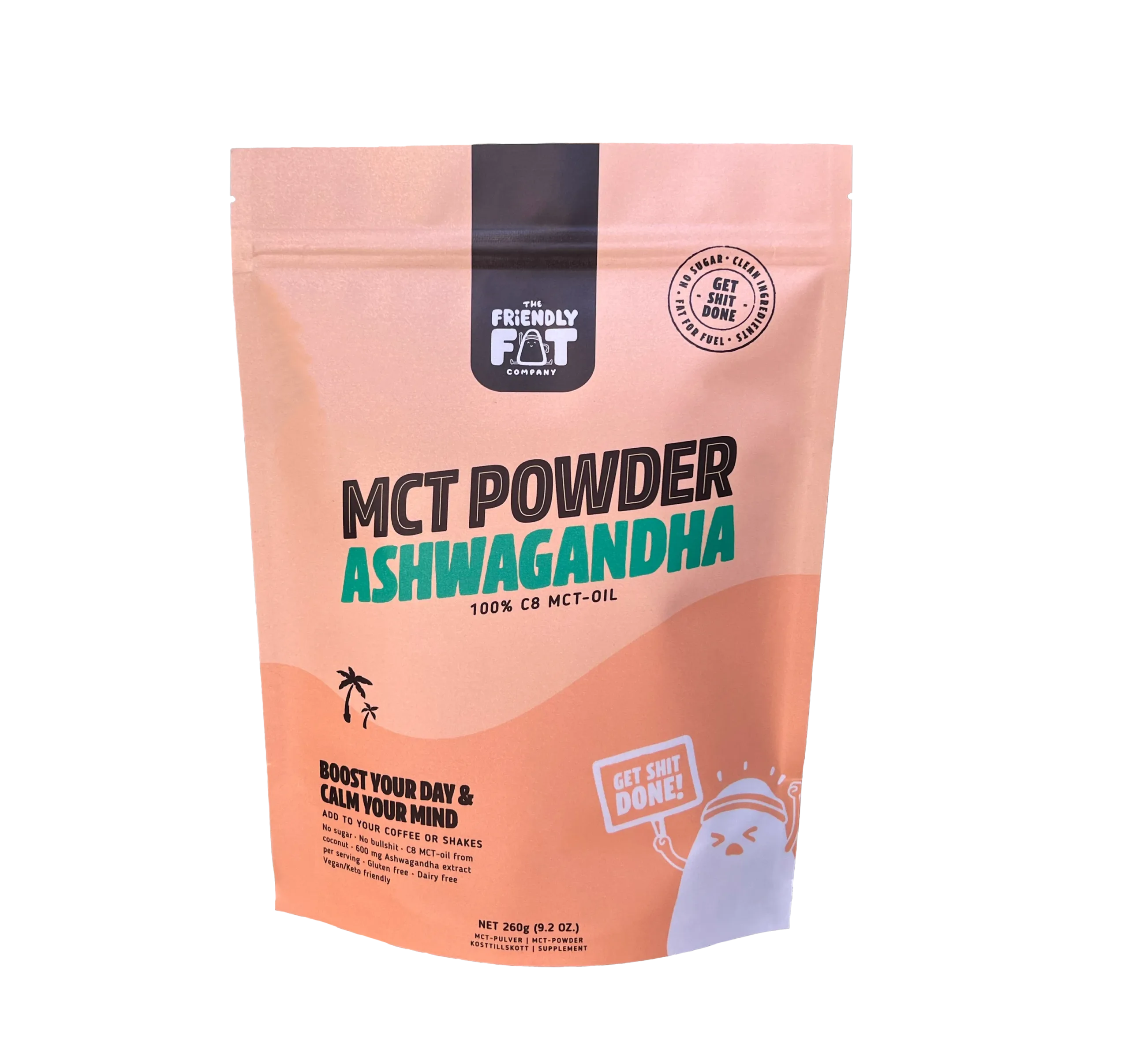 MCT ASHWAGANDHA MCT-Pulver Ashwagandha 260 g