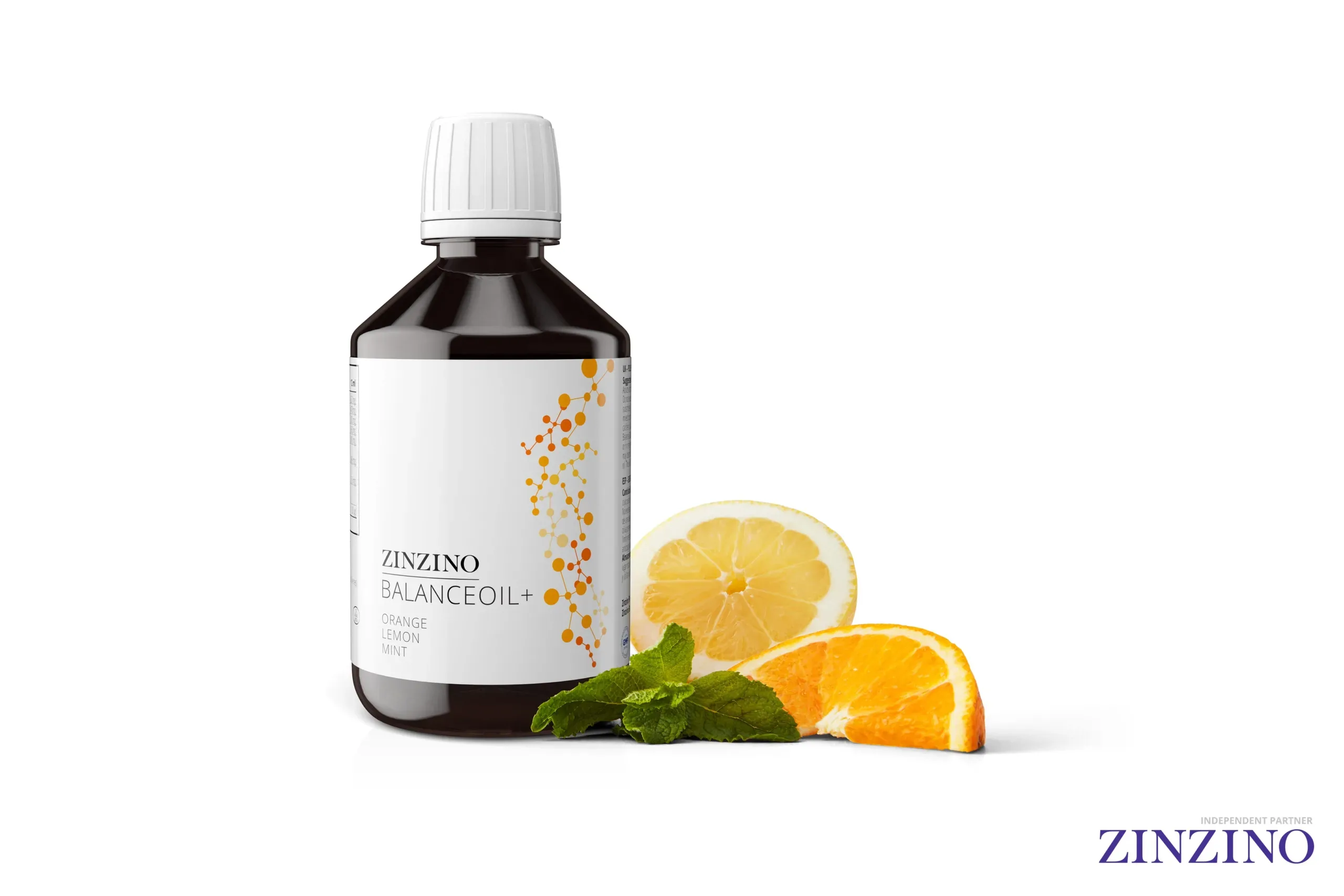 Omega-3 Öl Orange ZItrone Minze