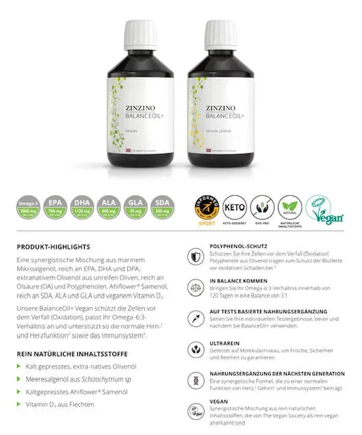 Vegan Omega-3 Lemon