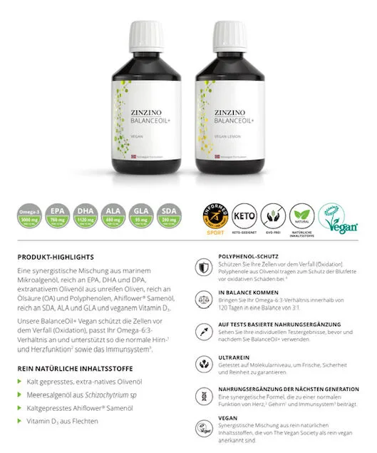 Vegan omega-3 Vegan Omega-3 Lemon