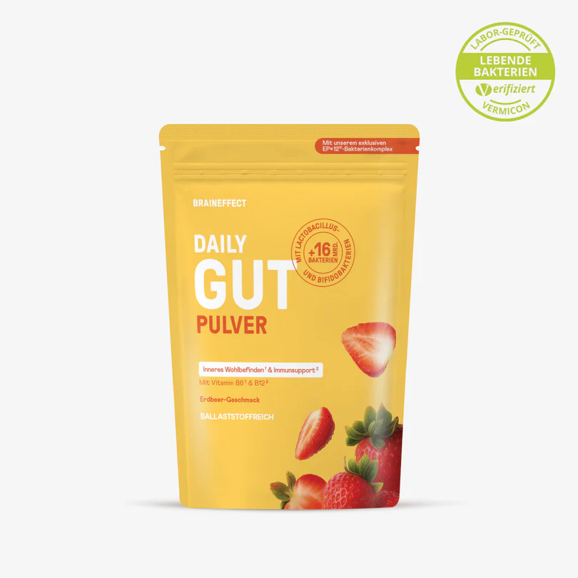 Daily Gut Pulver - Erdbeeer Geschmack Daily Gut Pulver - Erdbeeer Geschmack