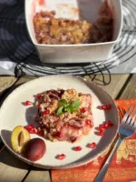 Zwetschgen Crumble ohne Zucker