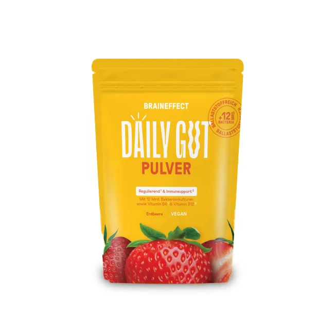 daily gut pulver - strawberry- Braineffect Daily Gut Pulver - strawberry- Braineffect
