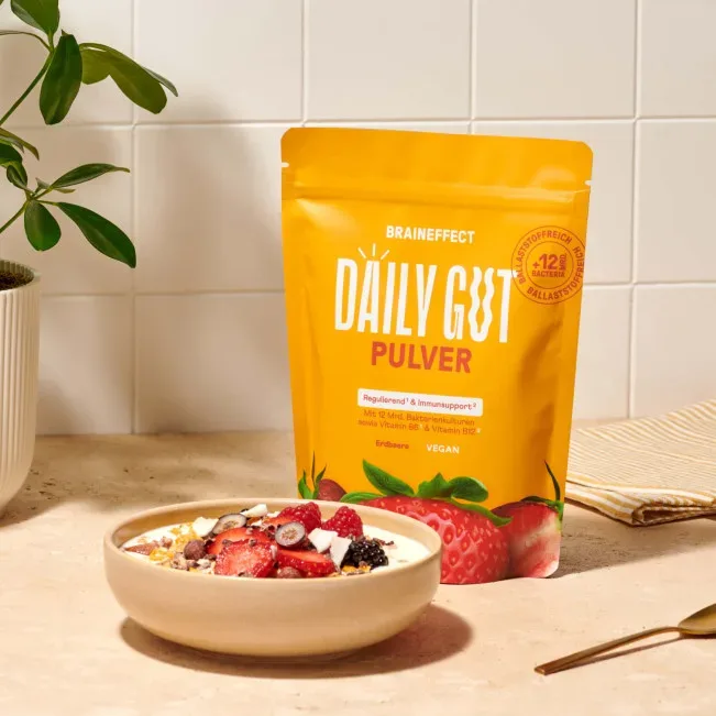 daily gut pulver - strawberry