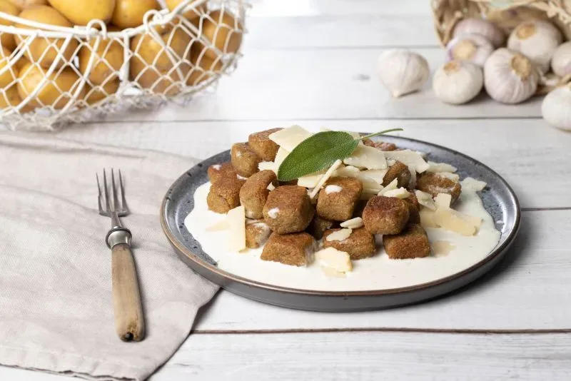 Gnocchi-Lowcarb aus kartoffelnfasern