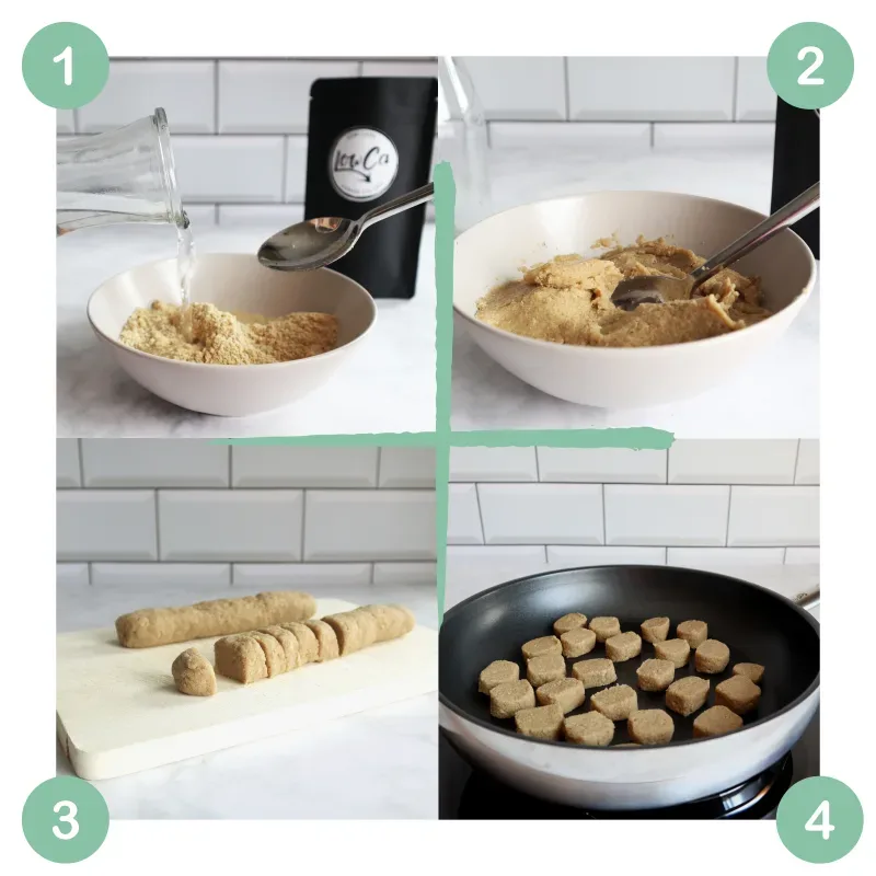 Gnocchi-Lowcarb aus kartoffelnfasern
