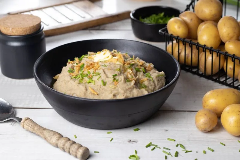 Low carb püree - aus kartoffelnfasern Low carb püree - aus kartoffelnfasern