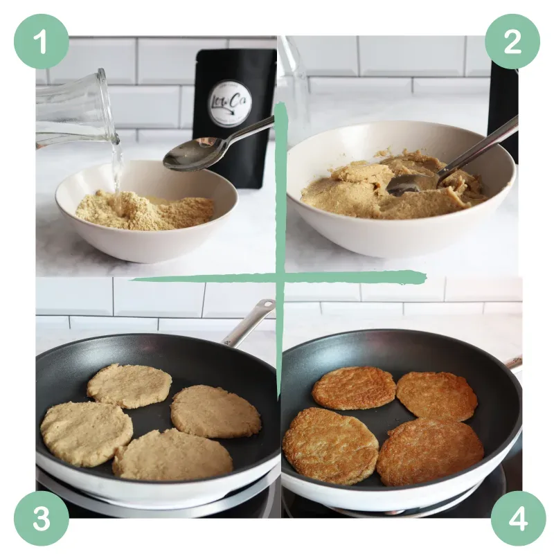 Lowcarb Rösti- zubereitung