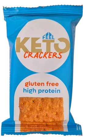 Feel Keto crackers Feel Keto crackers, 40g Glutenfrein, Proteinreich