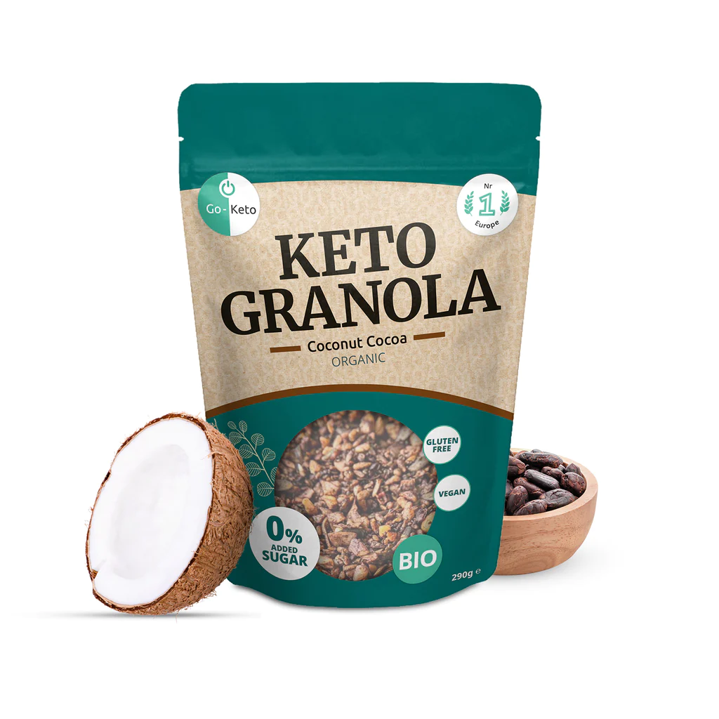 Keto granola- cocnut cacao Keto Granola Kokos-Kakao Go-Keto 290g