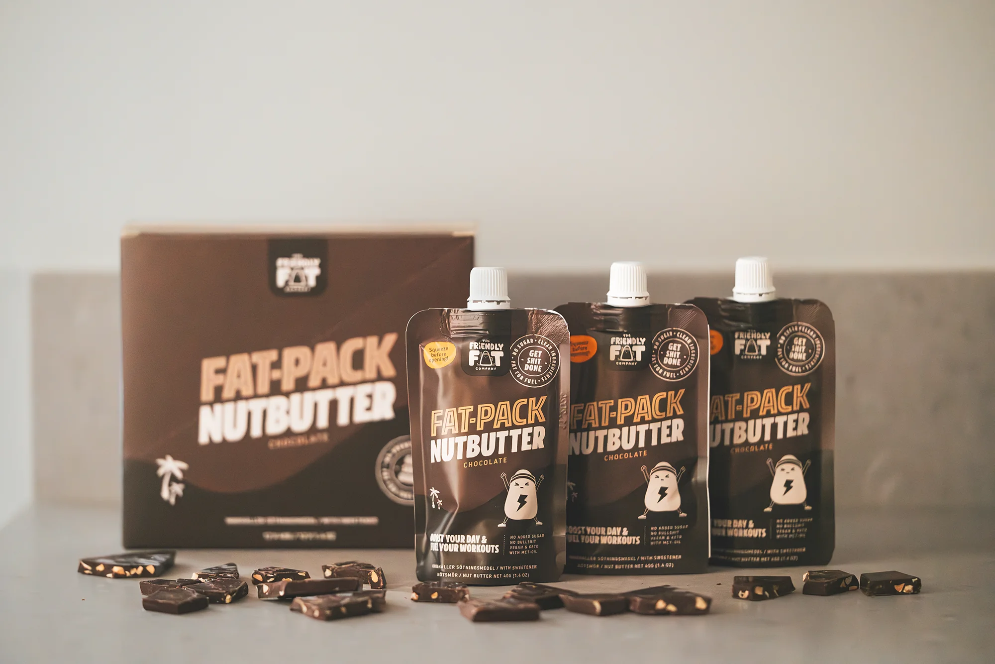 Keto nutbutter Fatpack Chocholate Keto nutbutter Fatpack Chocholate