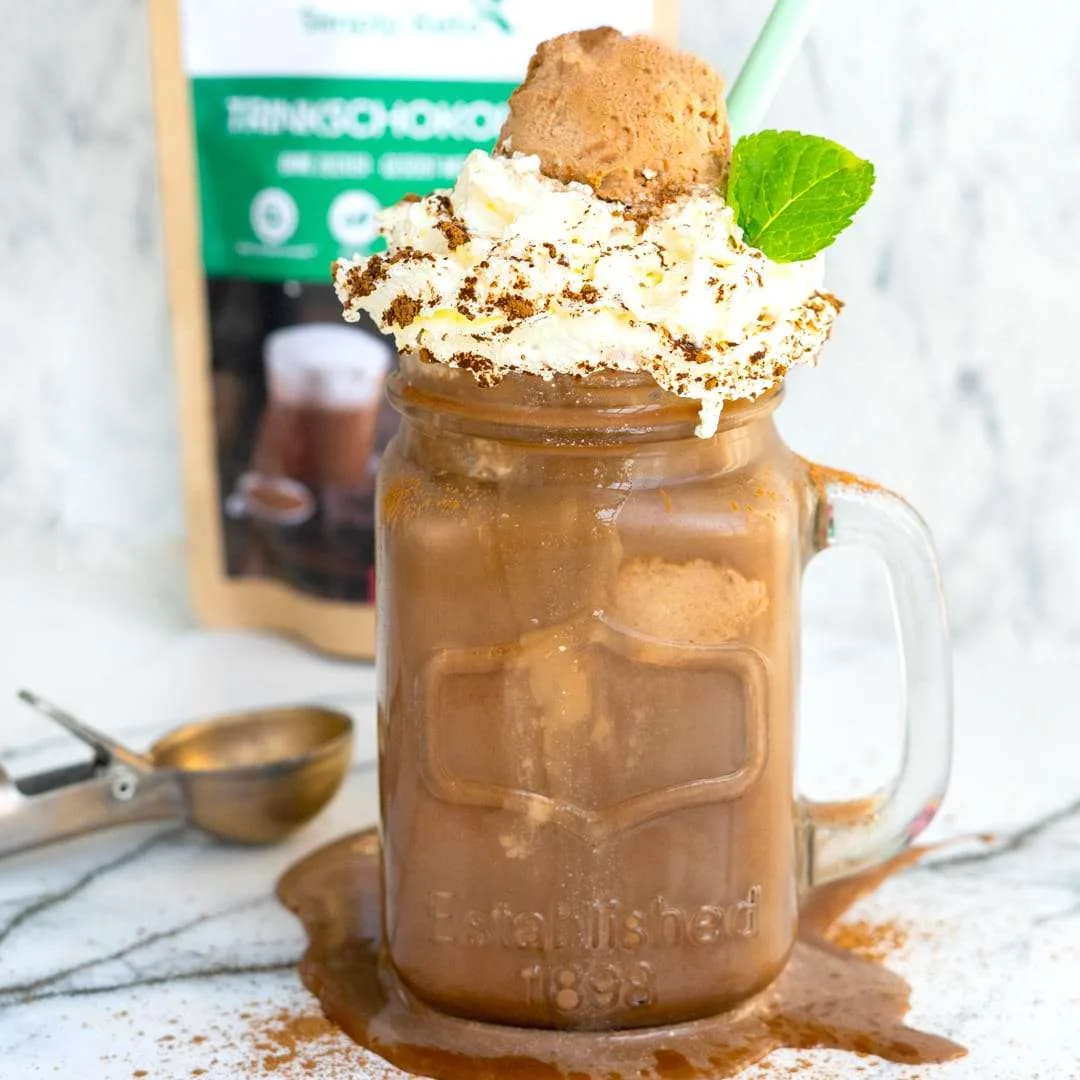 Trinkschokolade Erythrit 180g - eis Trinkschokolade Erythrit 180g - eis