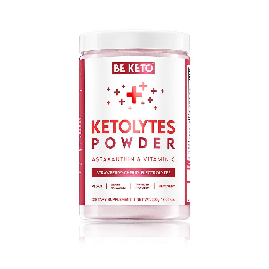 Keto-Elektrolyte-Pulver-Erdbeer-Kirsche-200g Keto-Elektrolyte-Pulver-Erdbeer-Kirsche-200g