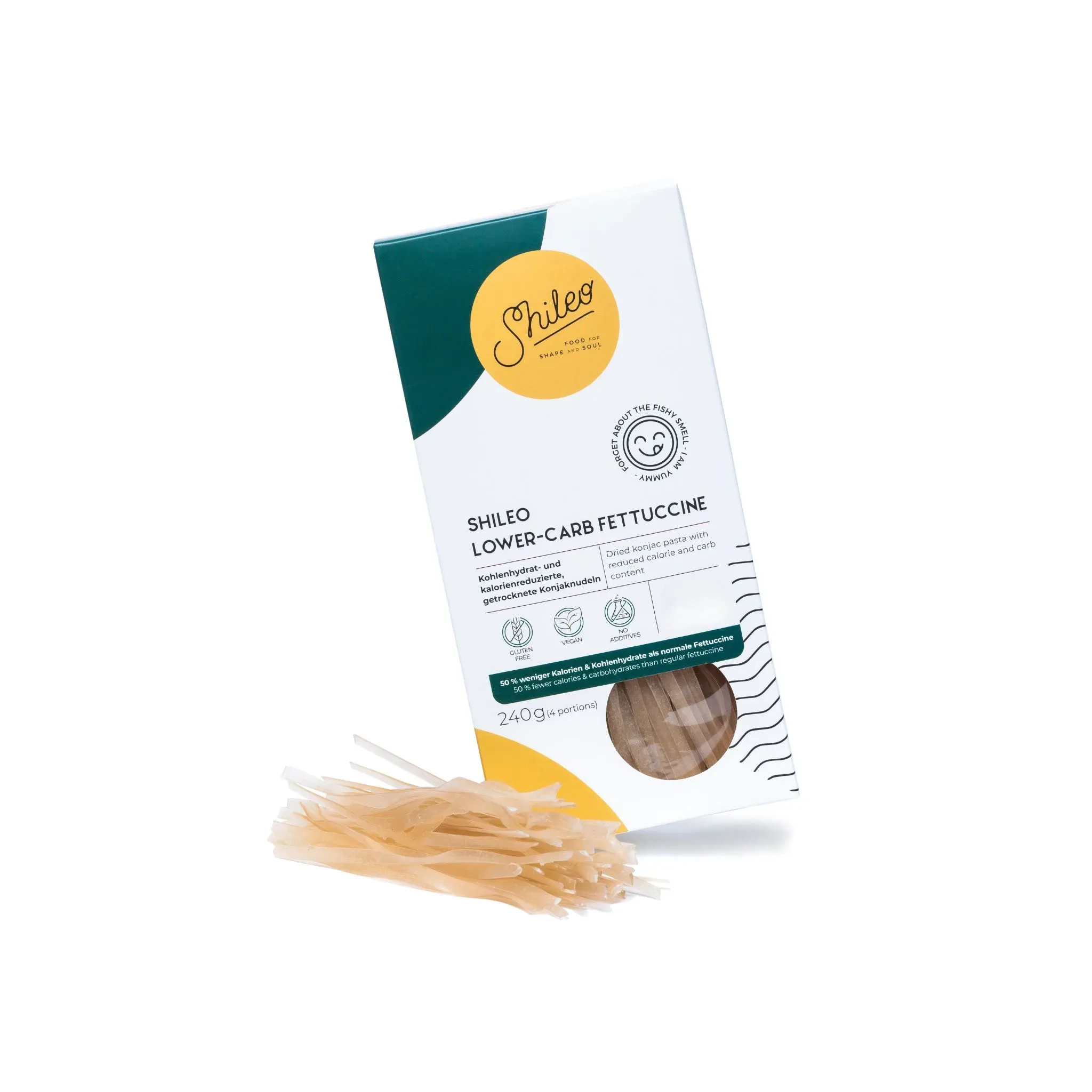 Fettuccine - 240 g new Lower Carb Fettucine - Shileo