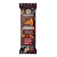 Gourmet-Schokoriegel"Kakao & Rum" 25g - Vegane Schokolade, ohne Zuckerzusatz und glutenfrei