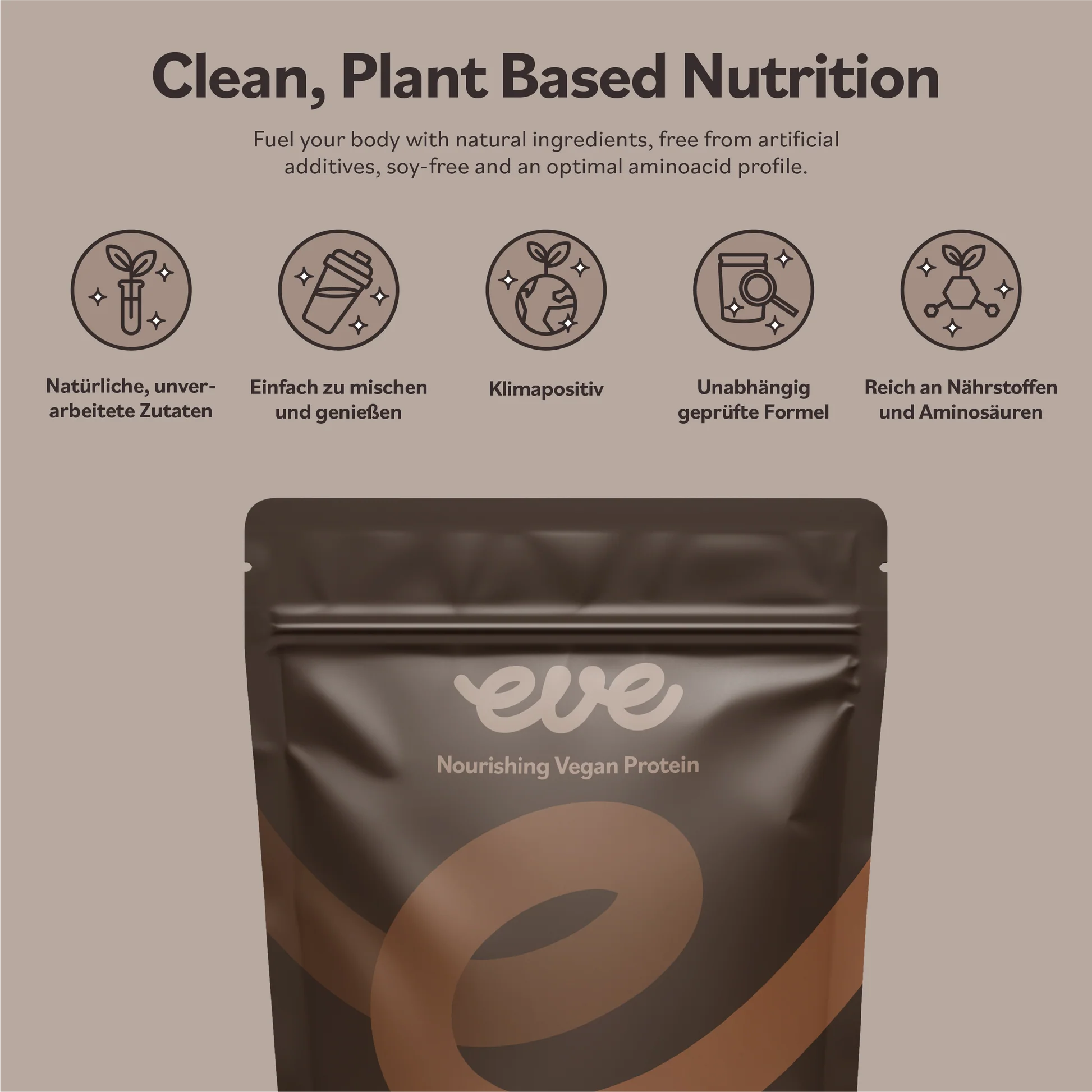 Eve vegan protein pulver Eve vegan protein pulver - Divine Cacao