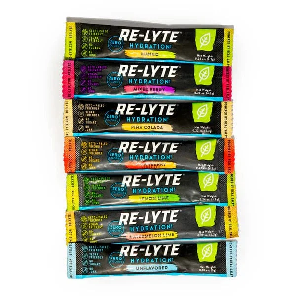 re-lyte electrolyte hydration drink mix variety pack x30-sticks re-lyte electrolyte hydration drink mix variety pack x30-sticks