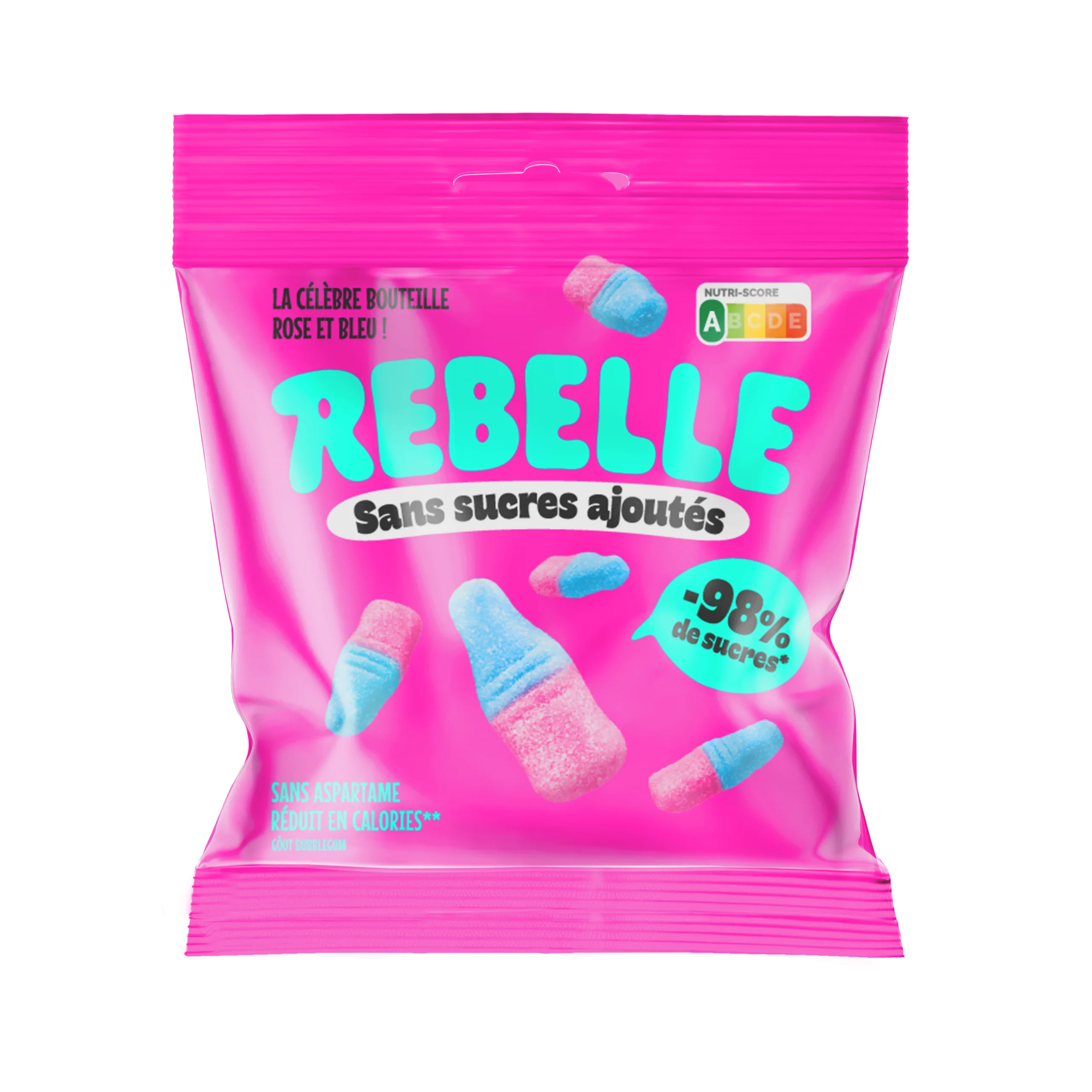 Fruchtgummi-Fläschchen - REBELLE -50g Fruchtgummi-Fläschchen - REBELLE